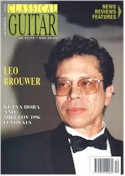 Лео Брауэр на обложке журнала "Classical Guitar", декабрь 1996 г.